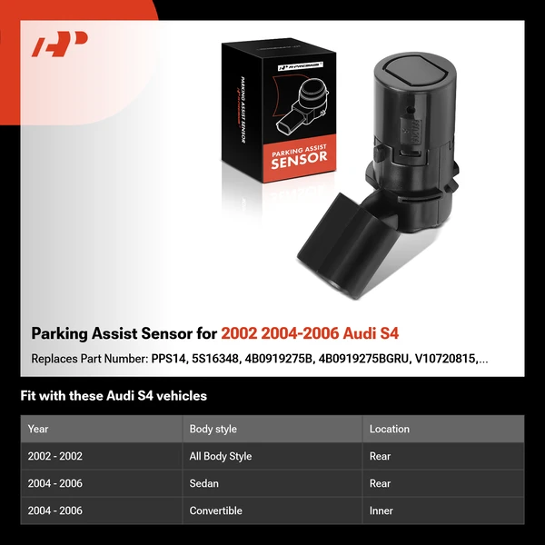 Parking Assist Sensor for 2002 2004-2006 Audi S4