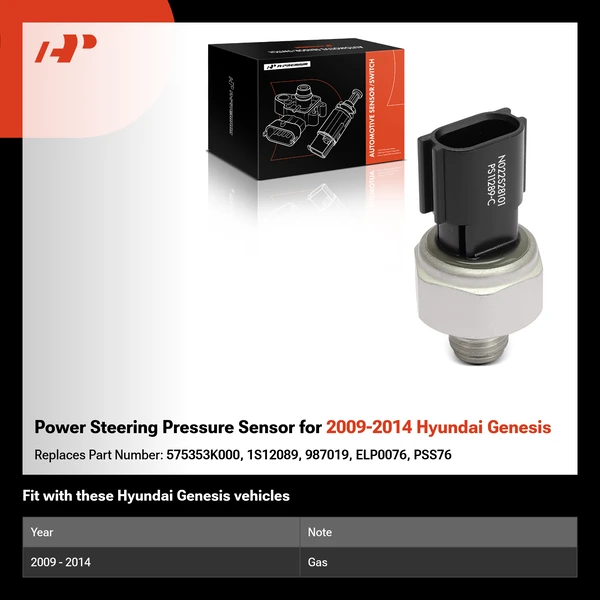 Power Steering Pressure Sensor for 2009-2014 Hyundai Genesis