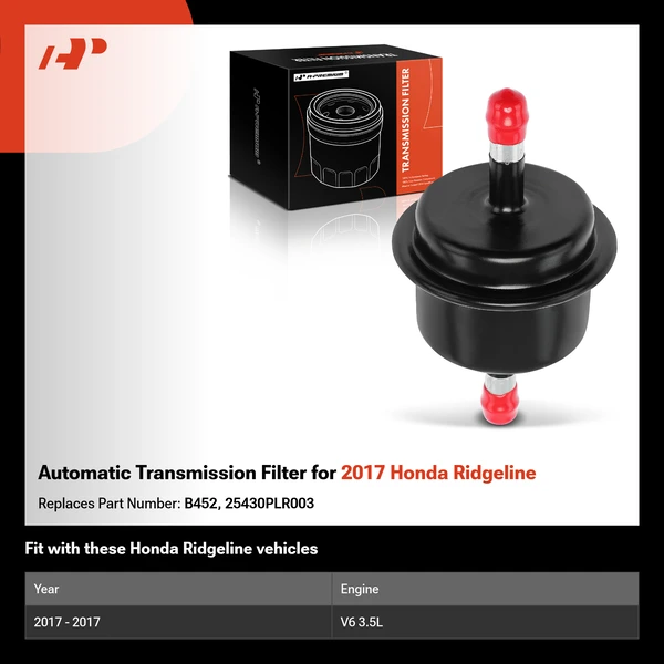 Automatic Transmission Filter for 2017 Honda Ridgeline