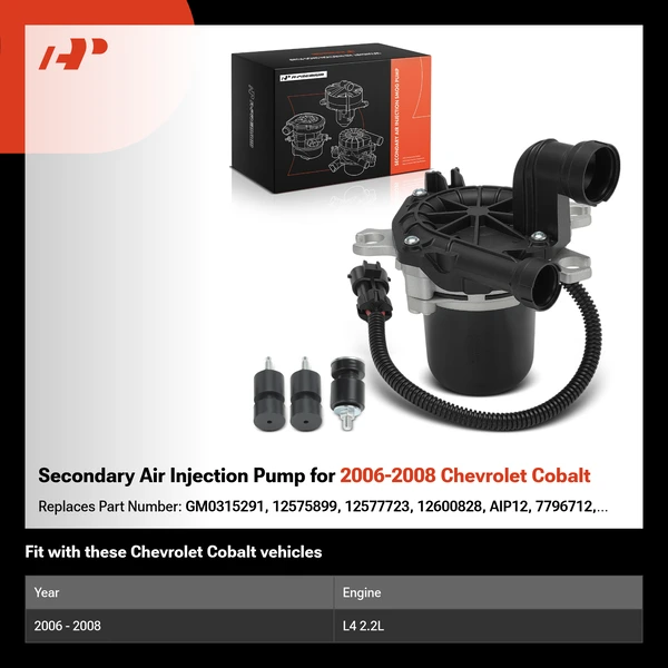 Secondary Air Injection Pump for 2006-2008 Chevrolet Cobalt