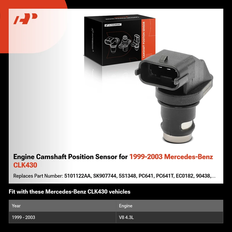 Engine Camshaft Position Sensor for 1999-2003 Mercedes-Benz CLK430