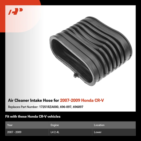 Air Cleaner Intake Hose for 2007-2009 Honda CR-V