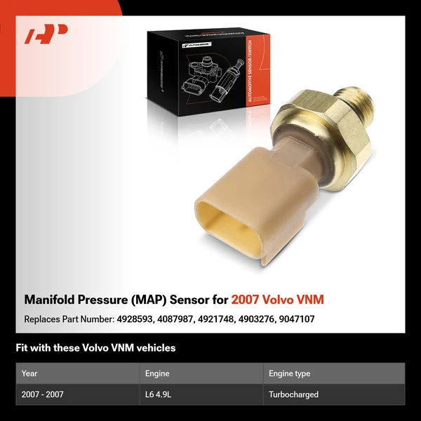 Manifold Pressure (MAP) Sensor for 2007 Volvo VNM