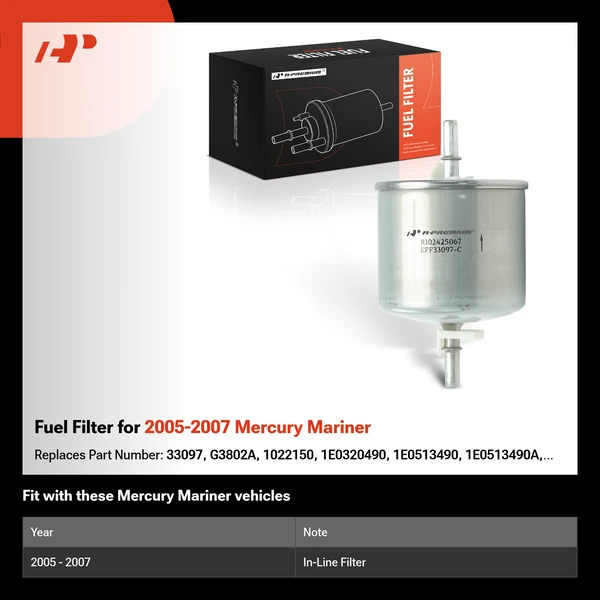 Fuel Filter for 2005-2007 Mercury Mariner