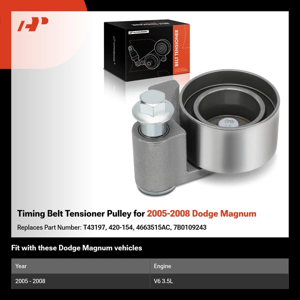 Timing Belt Tensioner Pulley for 2005-2008 Dodge Magnum