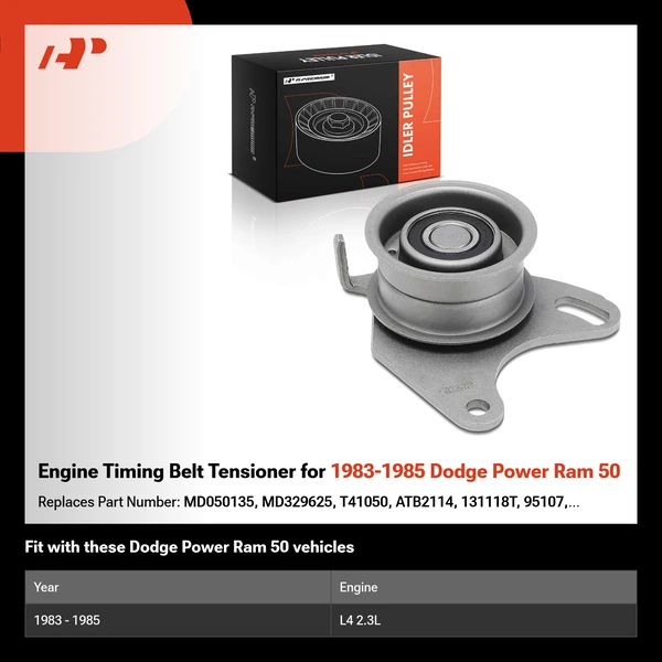 Engine Timing Belt Tensioner for 1983-1985 Dodge Power Ram 50