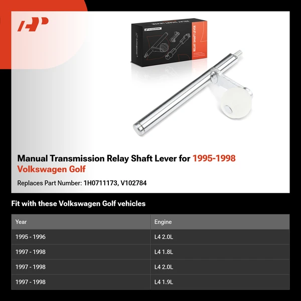 Manual Transmission Relay Shaft Lever for 1995-1998 Volkswagen Golf