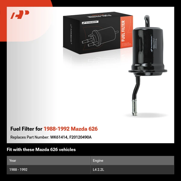 Fuel Filter for 1988-1992 Mazda 626