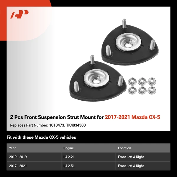 2 Pcs Front Suspension Strut Mount for 2017-2021 Mazda CX-5