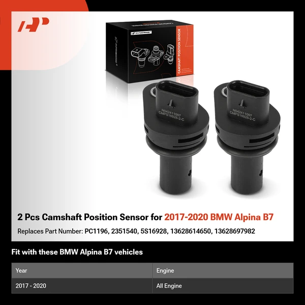 2 Pcs Camshaft Position Sensor for 2017-2020 BMW Alpina B7