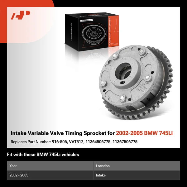Intake Variable Valve Timing Sprocket for 2002-2005 BMW 745Li