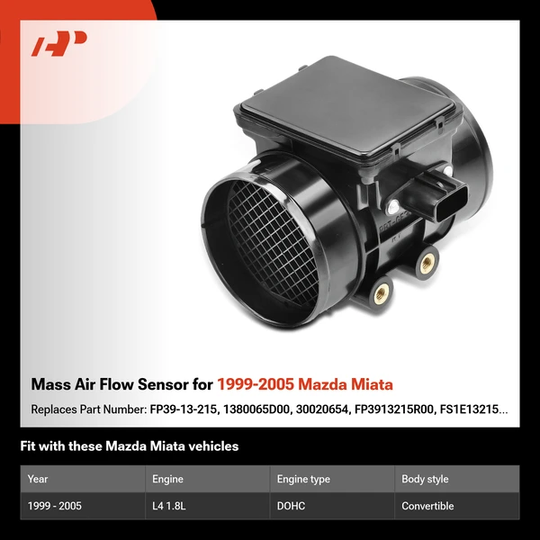 Mass Air Flow Sensor for 1999-2005 Mazda Miata