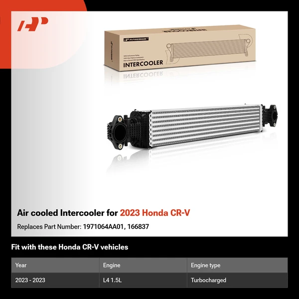 Air cooled Intercooler for 2023 Honda CR-V