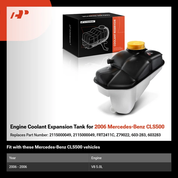 Engine Coolant Expansion Tank for 2006 Mercedes-Benz CLS500