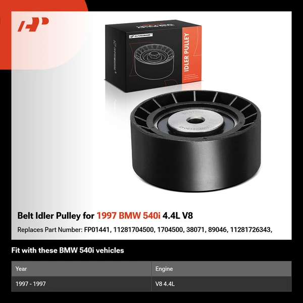 Belt Idler Pulley for 1997 BMW 540i 4.4L V8