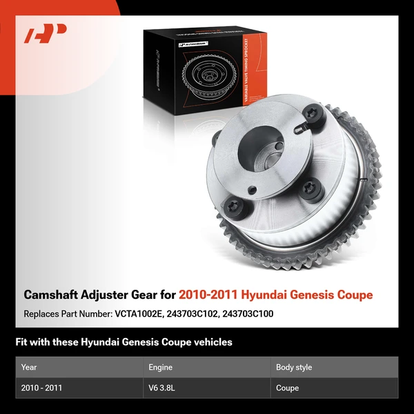 Camshaft Adjuster Gear for 2010-2011 Hyundai Genesis Coupe