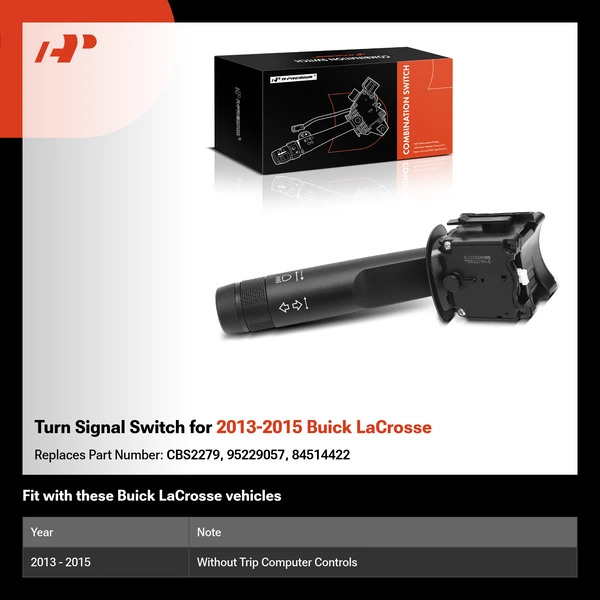 Turn Signal Switch for 2013-2015 Buick LaCrosse