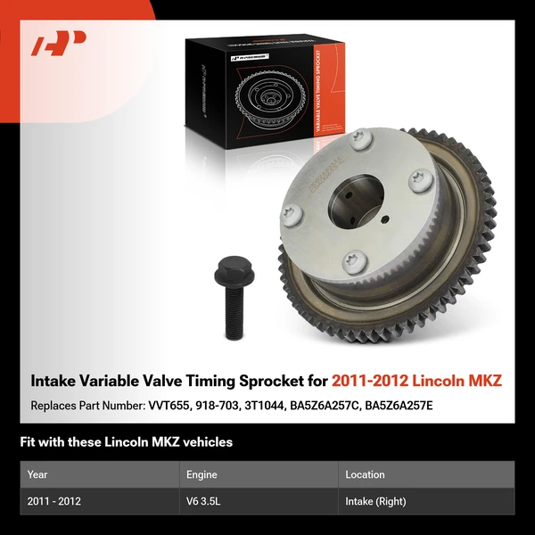 Intake Variable Valve Timing Sprocket for 2011-2012 Lincoln MKZ