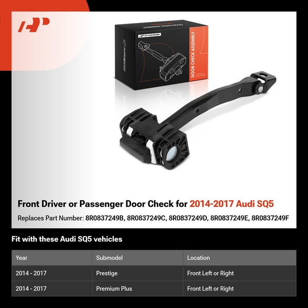 Front Driver or Passenger Door Check for 2014-2017 Audi SQ5