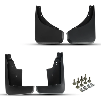 4 Pcs Front & Rear Mud Flaps Splash Guards