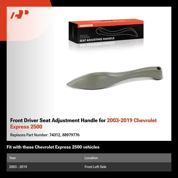 Front Driver Seat Adjustment Handle for 2003-2019 Chevrolet Express 2500