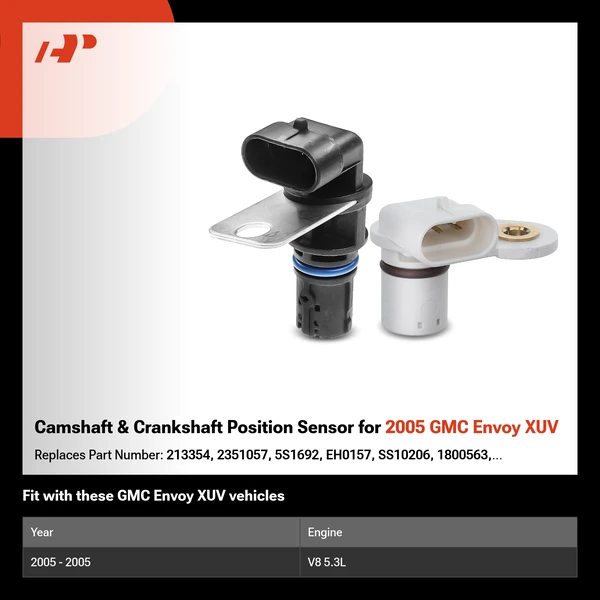 Camshaft & Crankshaft Position Sensor for 2005 GMC Envoy XUV