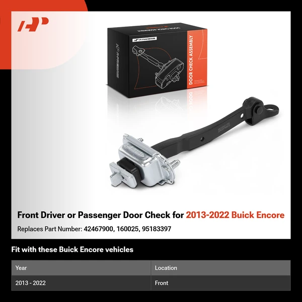 Front Driver or Passenger Door Check for 2013-2022 Buick Encore