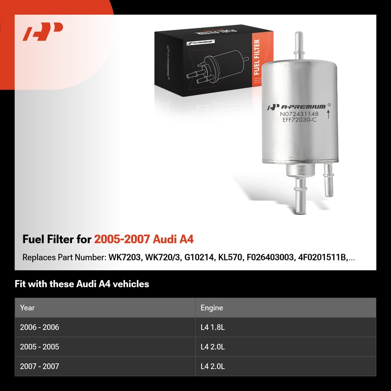 Fuel Filter for 2005-2007 Audi A4