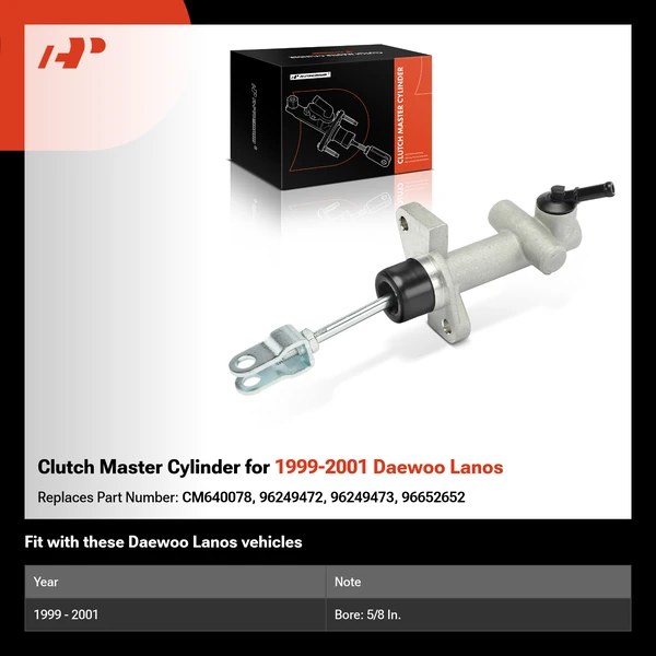 Clutch Master Cylinder for 1999-2001 Daewoo Lanos