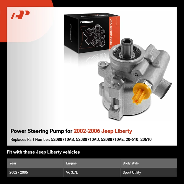 Power Steering Pump for 2002-2006 Jeep Liberty