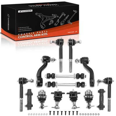 14 Pcs Front Sway Bar Link & Tie Rod End