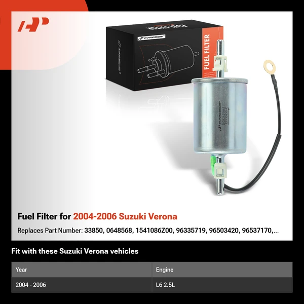 Fuel Filter for 2004-2006 Suzuki Verona