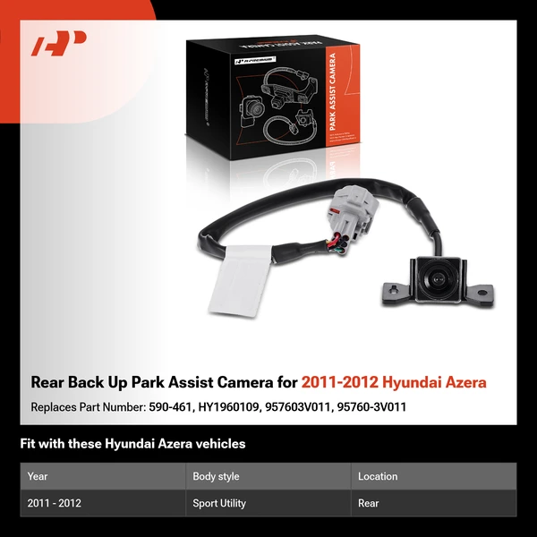Rear Back Up Park Assist Camera for 2011-2012 Hyundai Azera