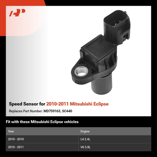 Speed Sensor for 2010-2011 Mitsubishi Eclipse