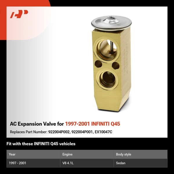 AC Expansion Valve for 1997-2001 INFINITI Q45