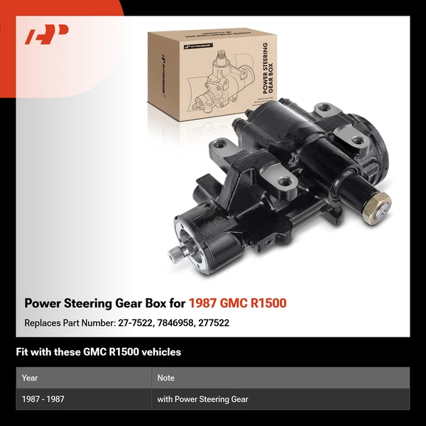 Power Steering Gear Box for 1987 GMC R1500