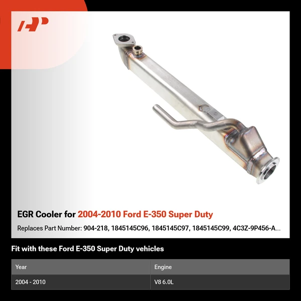 EGR Cooler for 2004-2010 Ford E-350 Super Duty