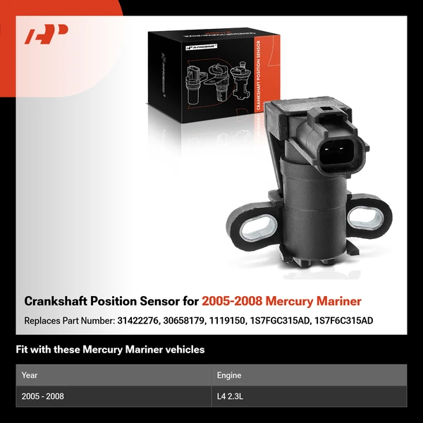 Crankshaft Position Sensor for 2005-2008 Mercury Mariner
