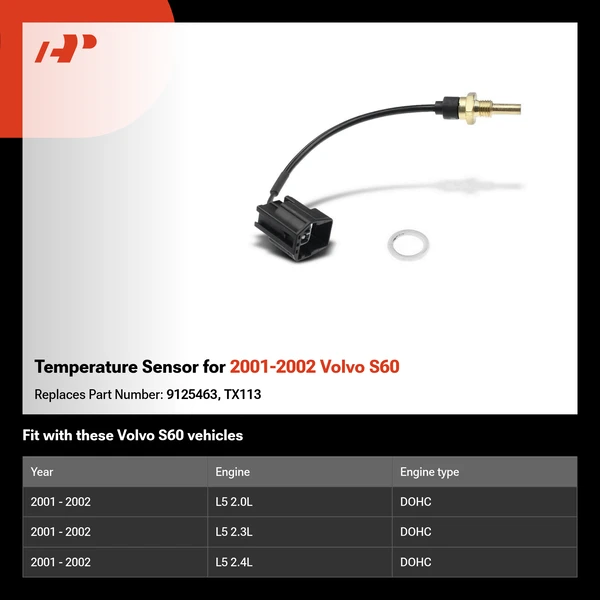 Temperature Sensor for 2001-2002 Volvo S60