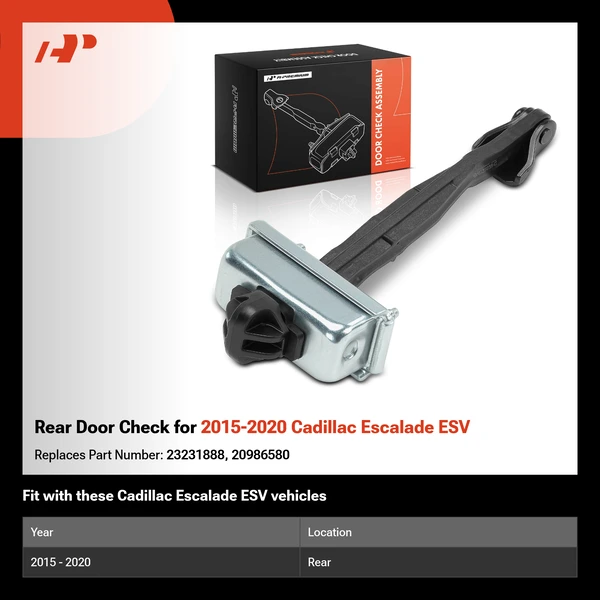 Rear Door Check for 2015-2020 Cadillac Escalade ESV