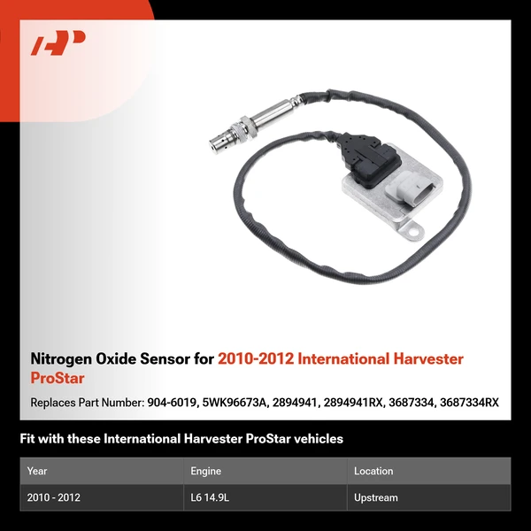 Nitrogen Oxide Sensor for 2010-2012 International Harvester ProStar