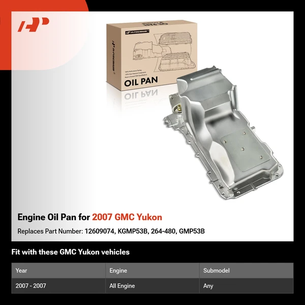 Engine Oil Pan for 2007 GMC Yukon