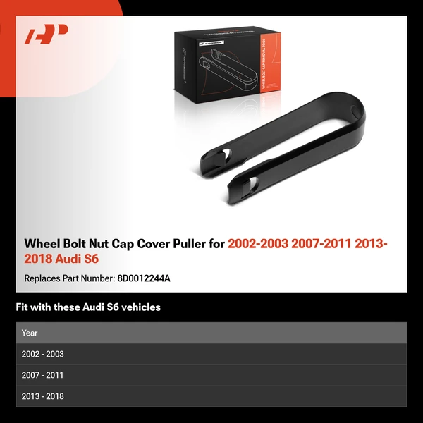 Wheel Bolt Nut Cap Cover Puller for 2002-2003 2007-2011 2013-2018 Audi S6