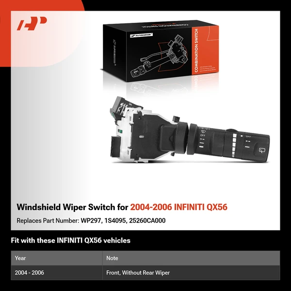 Windshield Wiper Switch for 2004-2006 INFINITI QX56