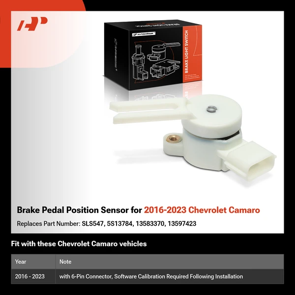 Brake Pedal Position Sensor for 2016-2023 Chevrolet Camaro