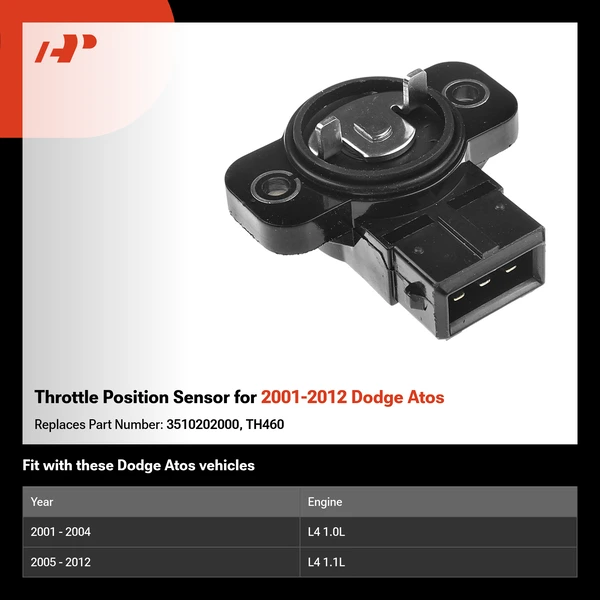 Throttle Position Sensor for 2001-2012 Dodge Atos