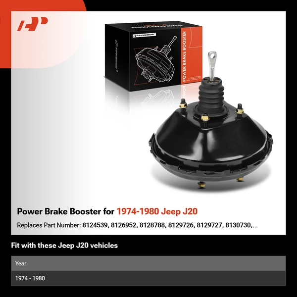 Power Brake Booster for 1974-1980 Jeep J20