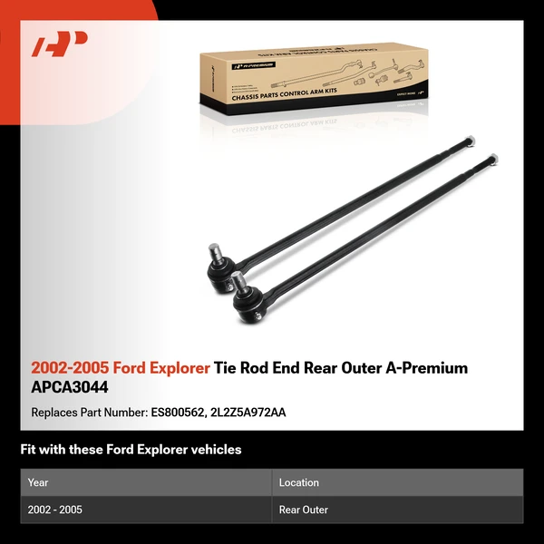 2002-2005 Ford Explorer Tie Rod End Rear Outer A-Premium APCA3044