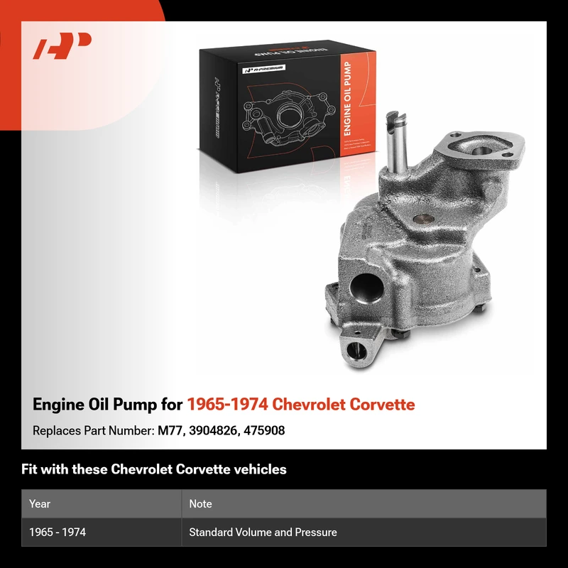 Engine Oil Pump for 1965-1974 Chevrolet Corvette