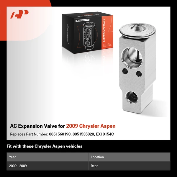 AC Expansion Valve for 2009 Chrysler Aspen